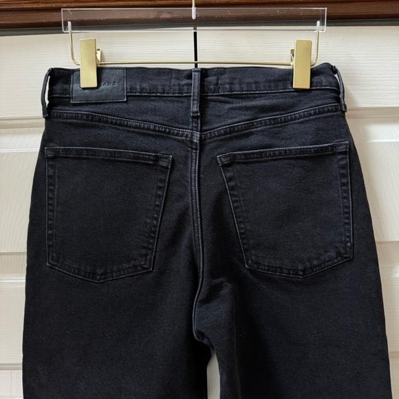 Everlane The Original Cheeky® High Rise Jean Washed Black Women’s size 27 Crop - Picture 8 of 16